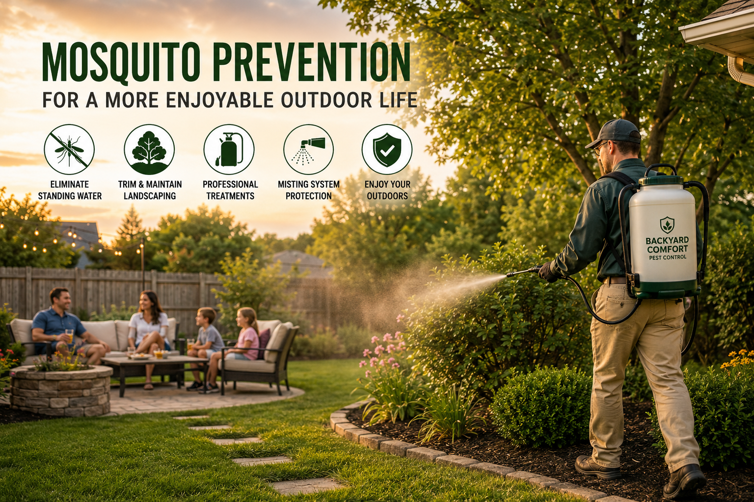 how to get rid of mosquitoes in yard college station