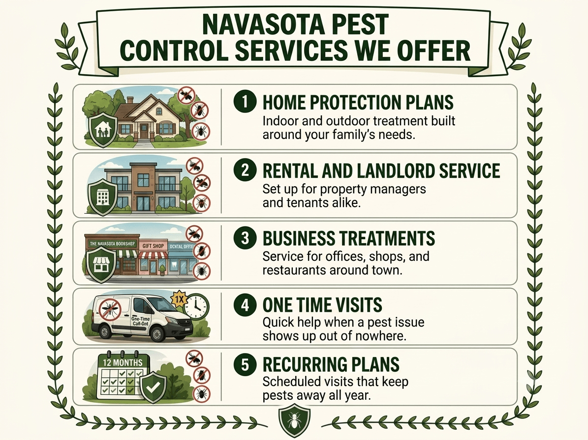 Navasota Pest Control Services We Offer