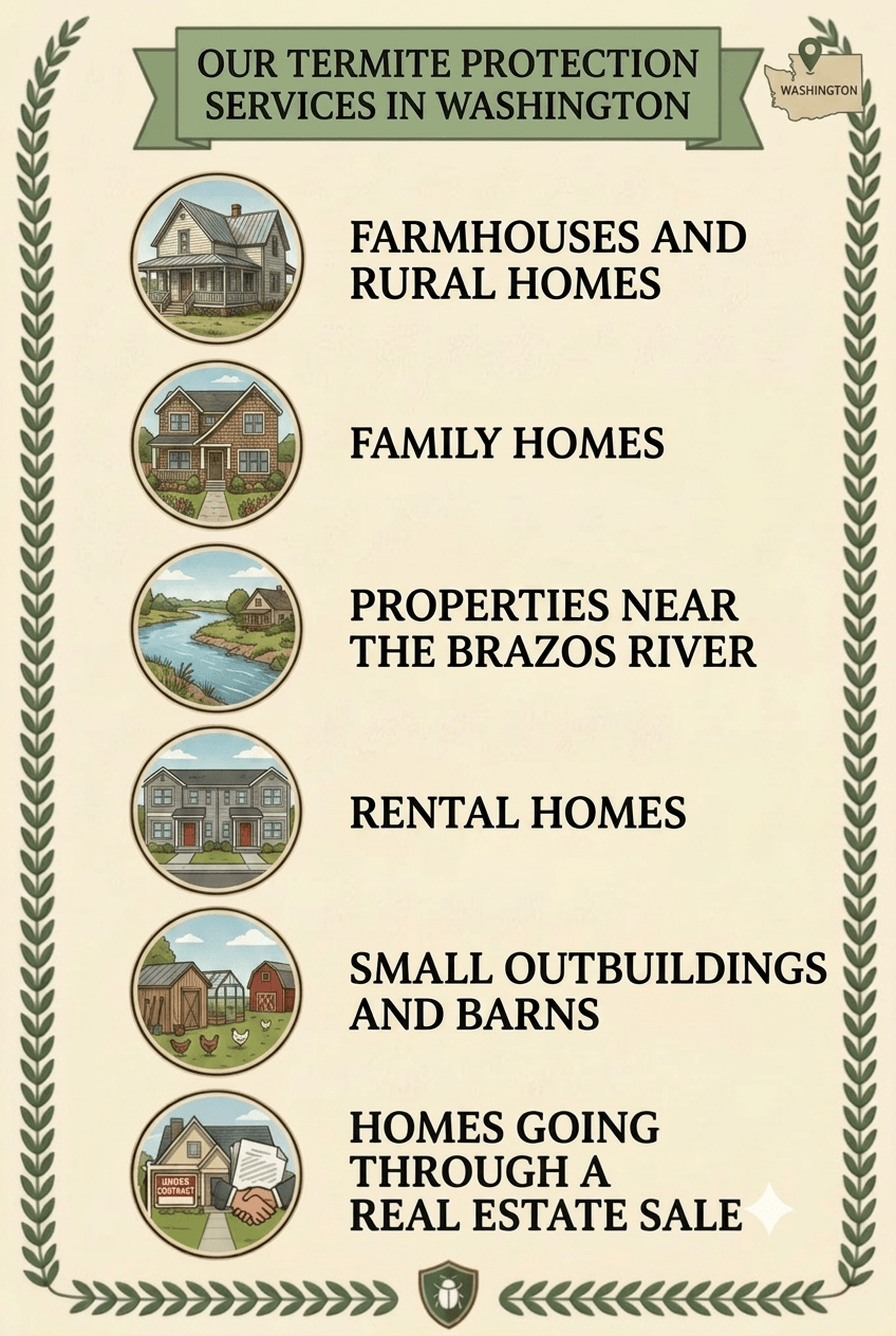 Our Termite Protection Services in Washington Our Termite Protection Services in Washington