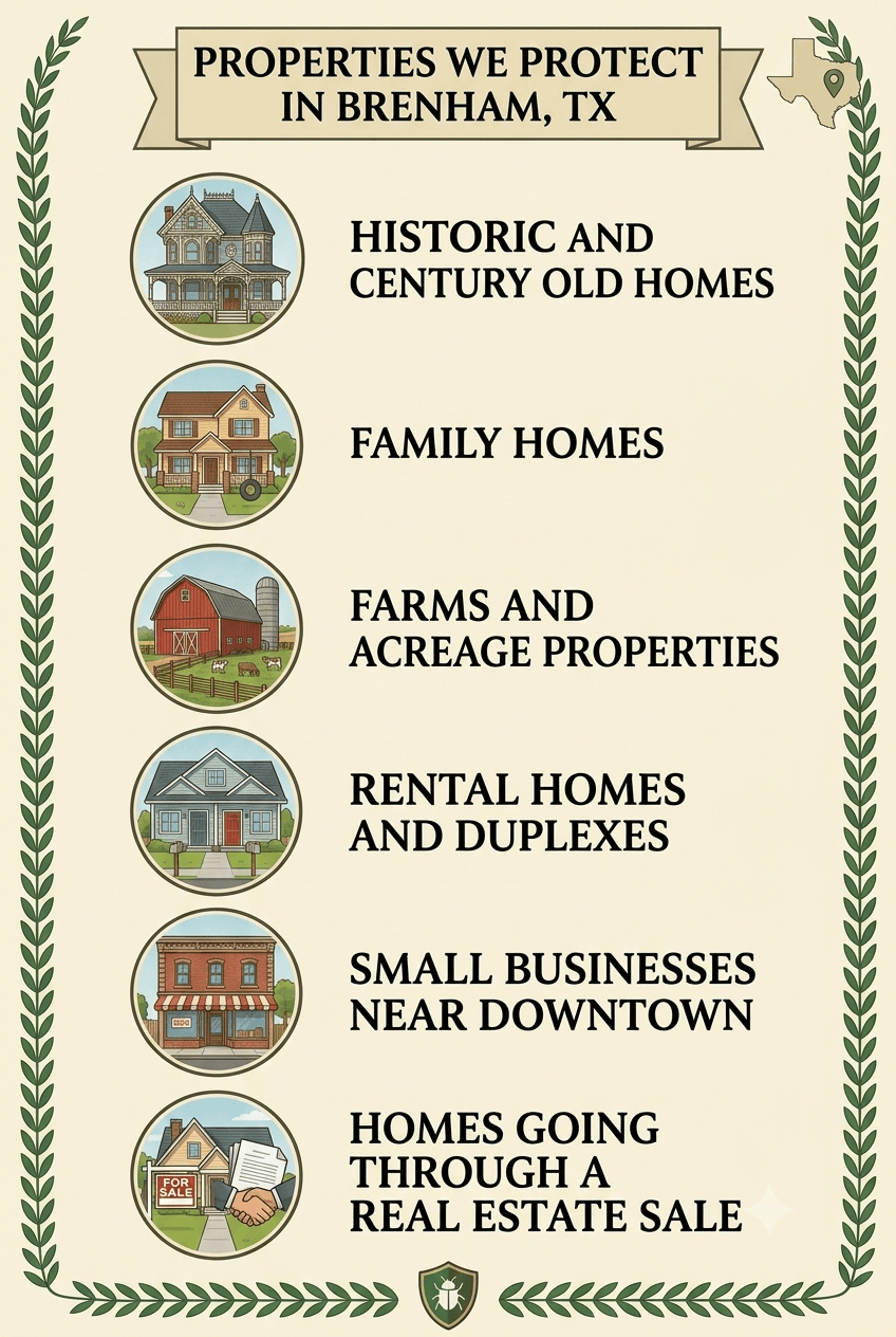 Properties We Protect in Brenham, TX Properties We Protect in Brenham, TX